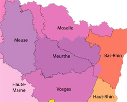La Lorraine et les département s en 1871